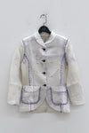 MUTEDANCE off-scale textured silk jacket MD22SS77 PM33